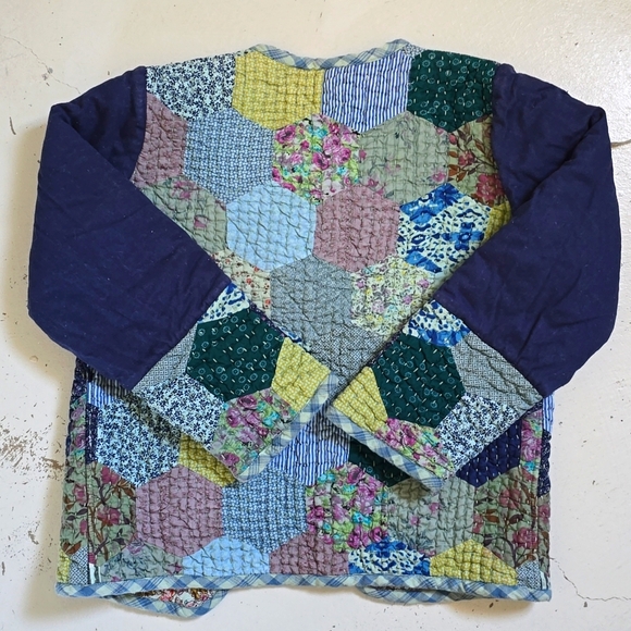 Sundance Patchwork Quilted Jacket Size Small Women's - Picture 10 of 12